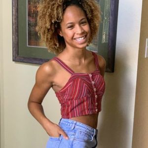 American Eagle Bustier Crop Top Size XS